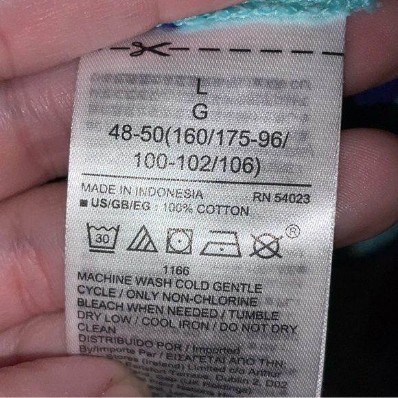 BRAND NEW GAP T-SHIRT DRESS - BLUE + AQUA - Picture 5 of 5